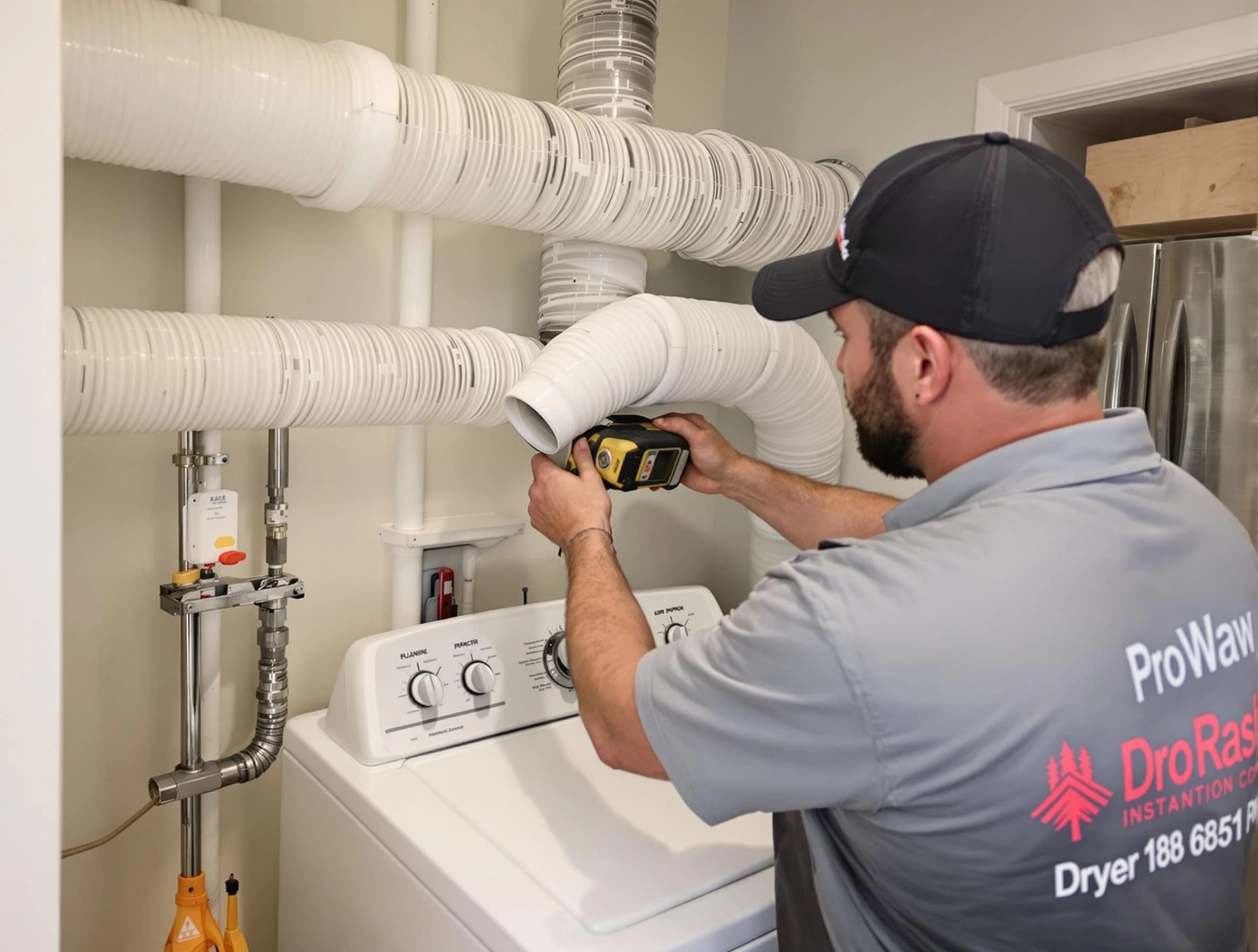 Professional dryer vent hose installation by Chickasha Dryer Vent Cleaning in Chickasha