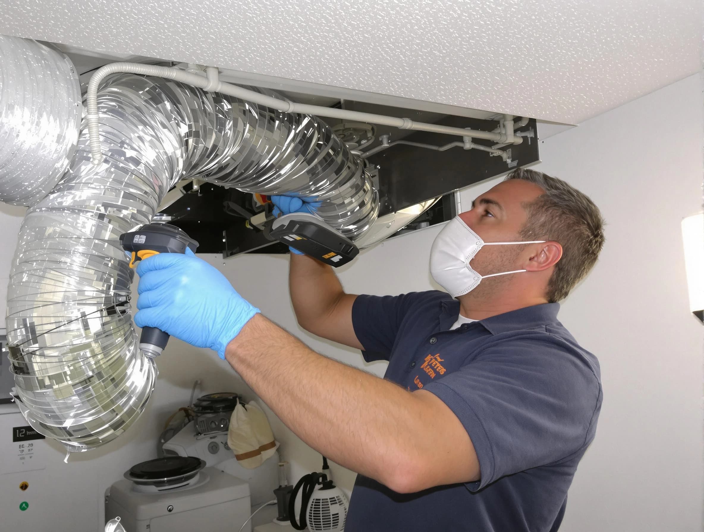 Chickasha Dryer Vent Cleaning professional performing thorough residential dryer vent cleaning in Chickasha